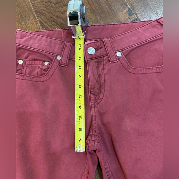 True Religion Jeans True Religion Mens Burgundy 0 Cotton Jeans 30